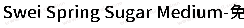 Swei Spring Sugar Medium字体转换